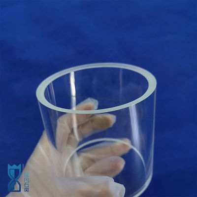 Hohe Reinheit SiO2 99,99% Quarzglasröhrchen mit Glühpunkt 1180°C und Dehnpunkt 1100°C für industrielle Verwendung