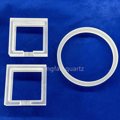 Profi-Anpassung Opaque Quarzring hochtemperaturbeständig