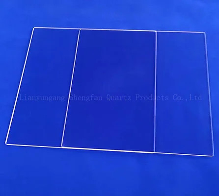 Professionelle UV-transparente Quarzglasplatte