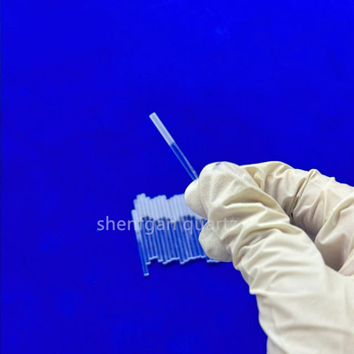 Anpassung hohe Lichtdurchlässigkeit hohe Reinheit voll transparente Quarz-Stab Quarz-Boot