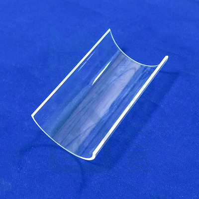 Durchsichtiges Quarzglasrohr Halbkreis Hohe Härte