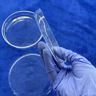 Fabrik kundenspezifische Labor rund transparente korrosionsbeständige Quarzglas Petrischale
