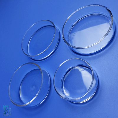 Fabrik kundenspezifische Labor rund transparente korrosionsbeständige Quarzglas Petrischale