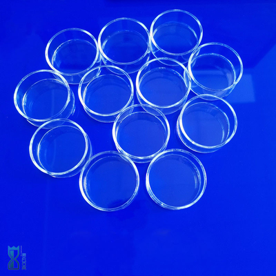 Fabrik kundenspezifische Labor rund transparente korrosionsbeständige Quarzglas Petrischale