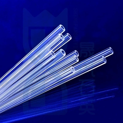 Fabrik hochtemperatur transparente Quarzrohrlieferant klares Quarzrohrglas mit professionellem Hersteller