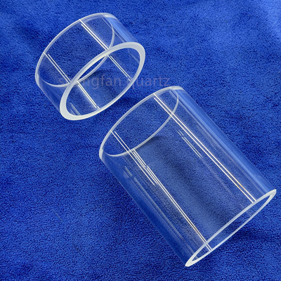 Hochreinigung angepasste polierte transparente Glasquarzröhre