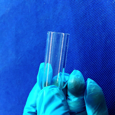 Großhandel Hochtemperaturbeständigkeit Custom Quarzglas Prüfrohr Ein Ende versiegelt Rund Boden oder flacher Boden