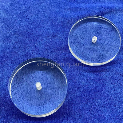 Anpassung Transparentes geschmolzenes Siliziumglas UV Quarzglasplatte für UVC-LED-Lampe