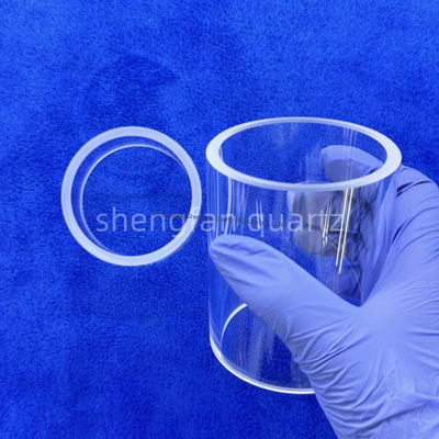 Anpassbares hochreines SIO2 99,99% geschmolzenes Quarzglasrohr mit Hitzebeständigkeit bis 1200°C