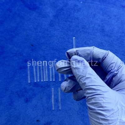 2.1 mm Durchmesser Quarzglasstab Frosted Transparent
