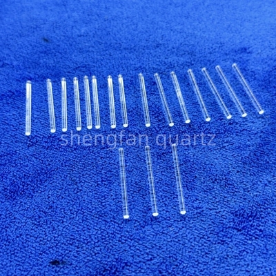 2.1 mm Durchmesser Quarzglasstab Frosted Transparent