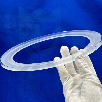 Durchsichtige gefrorene geschmolzenen Siliziumglas-Stein-Punchring