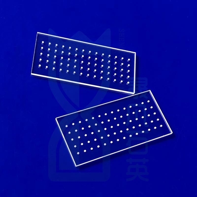 99.99% hochreine Quarzplatte Laserschleifen geschmolzener Siliziumquarzglasfenster Quarzglasblech