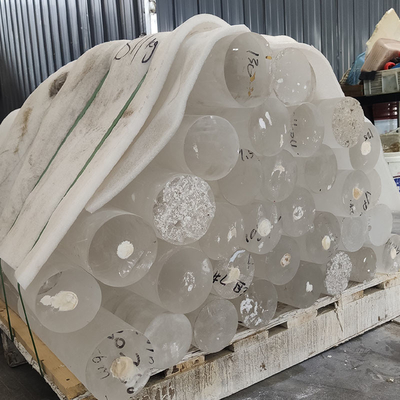 Hohe Reinheit 99,99% Quarz Rohstoff Quarz Gewicht Hochtemperaturbeständigkeit 1200°C