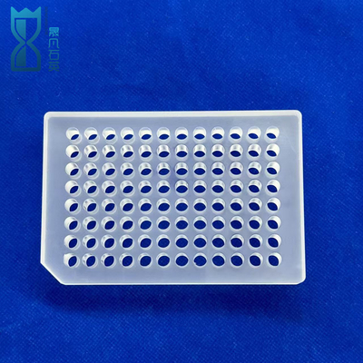 Optisches Quarz 96 Wellplate, durchsichtig, geschmolzen, hochtemperaturbeständig
