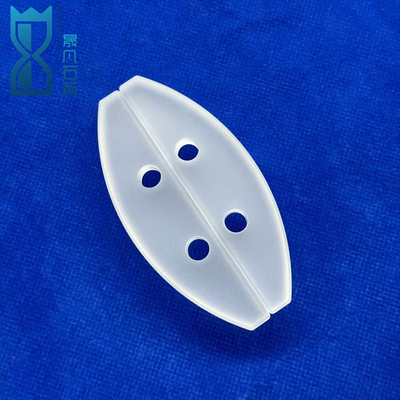 Frosted Opaque Quarz-Punch-Blatt Korrosionsbeständig