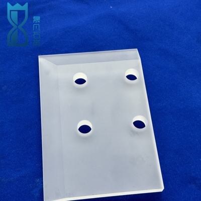 Glasrunder Glasrunder Glasplatte Laserperforierte Quarzplatte