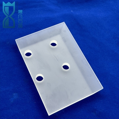 Glasrunder Glasrunder Glasplatte Laserperforierte Quarzplatte