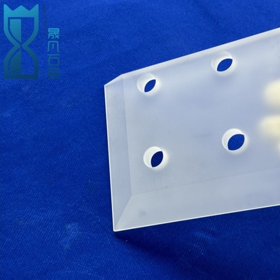 Glasrunder Glasrunder Glasplatte Laserperforierte Quarzplatte