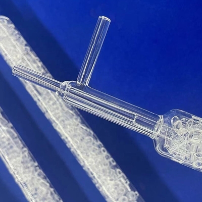 Laboratoriumsmaßgeschneiderte Quarz-Kondensationsröhre Quarzglasröhre Quarz-Prüfröhre