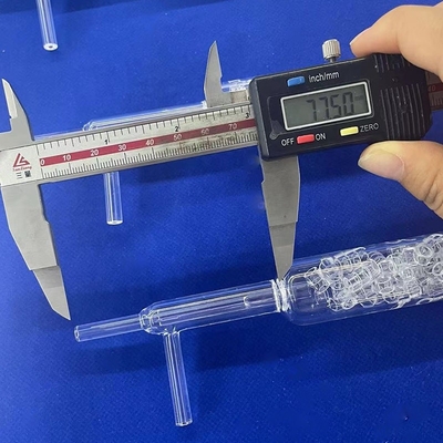 Laboratoriumsmaßgeschneiderte Quarz-Kondensationsröhre Quarzglasröhre Quarz-Prüfröhre