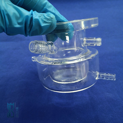 Laborquarzreaktor Korrosionsbeständigkeit bei hohen Temperaturen 50 ml 100 ml 150 ml