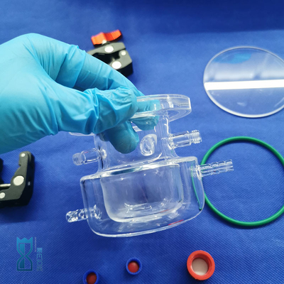 Laborquarzreaktor Korrosionsbeständigkeit bei hohen Temperaturen 50 ml 100 ml 150 ml