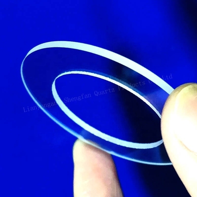 Anfertigung von hochreinen Quarztransparenten Quarzperforierten Transparenten Ringen