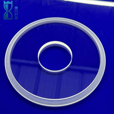 Anfertigung von hochreinen Quarztransparenten Quarzperforierten Transparenten Ringen