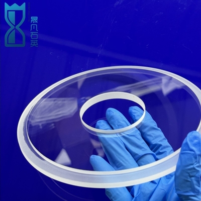 Anfertigung von hochreinen Quarztransparenten Quarzperforierten Transparenten Ringen