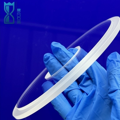 Anfertigung von hochreinen Quarztransparenten Quarzperforierten Transparenten Ringen