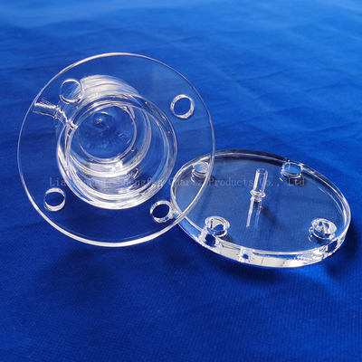 Halbleiter Frosted Transparent Quarz Flake Quarz Flanken Korrosionsbeständig
