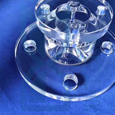 Halbleiter Frosted Transparent Quarz Flake Quarz Flanken Korrosionsbeständig
