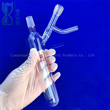 Hochtemperatur geschmolzenes Quarzgewinde Tube Erdquarzglas Tube