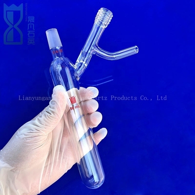 Hochtemperatur geschmolzenes Quarzgewinde Tube Erdquarzglas Tube