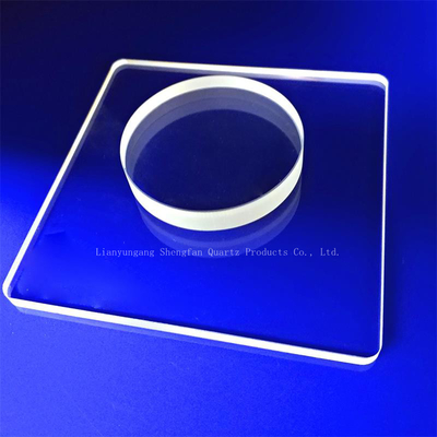 Fabrik Hochtransparenz geschmolzenes Silizium optisches Quarzblech Glasplatte in verschiedenen Größen