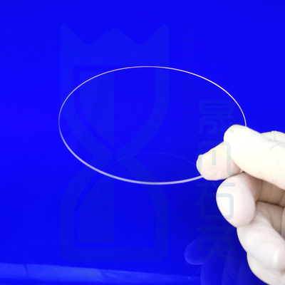 Hohe Lichtdurchlässigkeit kundenspezifisches rundes Quarzflanschdichtungsdichtes Transparentblatt