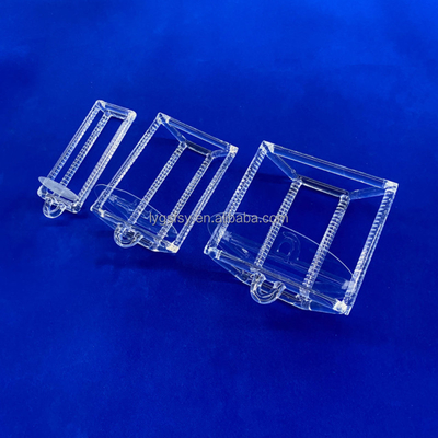 Fabrik-Anpassung Halbleiter Hochtemperatur Korrosionsbeständig Quarz Slotted Rod Quarz Boot