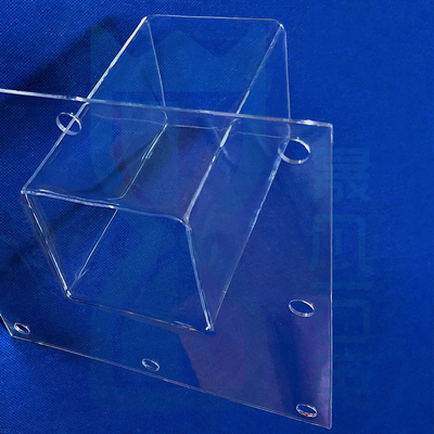 1100C hochtemperaturbeständige Quarzglasplatte für die Stanzvorrichtung in Halbleiter-Photovoltaikanwendungen
