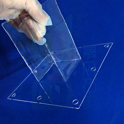 1100C hochtemperaturbeständige Quarzglasplatte für die Stanzvorrichtung in Halbleiter-Photovoltaikanwendungen