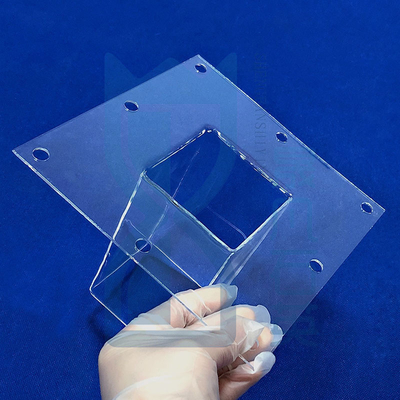 1100C hochtemperaturbeständige Quarzglasplatte für die Stanzvorrichtung in Halbleiter-Photovoltaikanwendungen