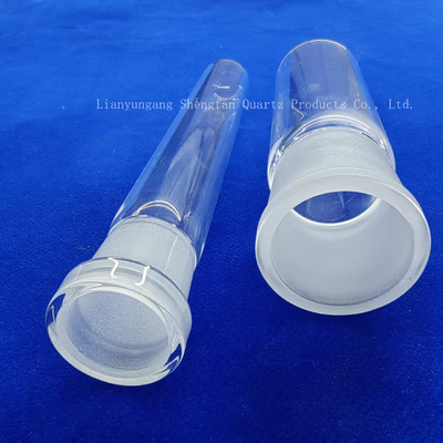 Anpassungs Quarz-Instrument Glas Prüfrohr klar