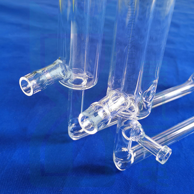Hochtemperaturbeständig geschmolzenes Quarzglasrohr Labor für transparentes Quarzglasrohr