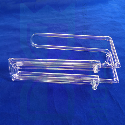 Hochtemperaturbeständig geschmolzenes Quarzglasrohr Labor für transparentes Quarzglasrohr