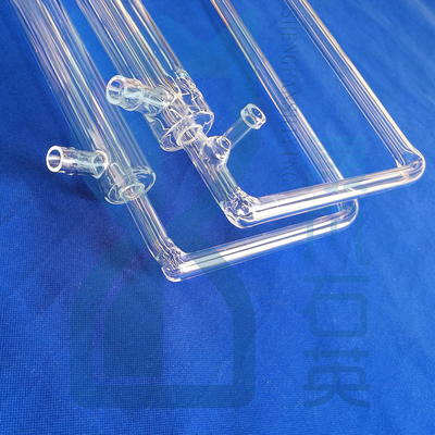 Hochtemperaturbeständig geschmolzenes Quarzglasrohr Labor für transparentes Quarzglasrohr
