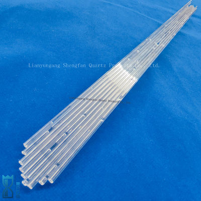 Fabrikgefertigte hochtemperaturbeständige Quarzglasröhre mit 99,99% SiO2-Reinheit und Betriebstemperatur von 1100 °C