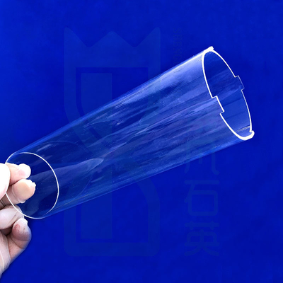 Hochtemperaturkorrosionsbeständig Hochteinlässigkeit Quarz Glasrohr Quarz geschmolzen