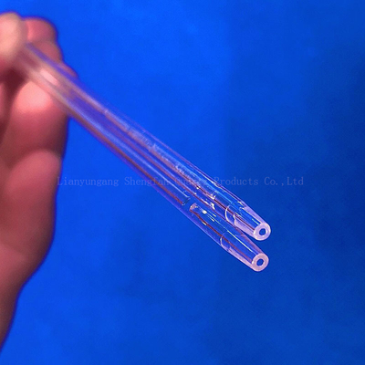 Fabrikmaßnahme Hochtemperaturbeständigkeit 1mm-10mm Kleiner Durchmesser Kapillar Quarzglasrohr