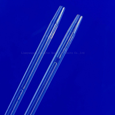 Fabrikmaßnahme Hochtemperaturbeständigkeit 1mm-10mm Kleiner Durchmesser Kapillar Quarzglasrohr