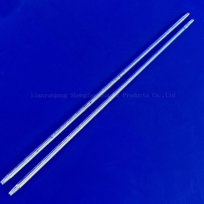 Fabrikmaßnahme Hochtemperaturbeständigkeit 1mm-10mm Kleiner Durchmesser Kapillar Quarzglasrohr